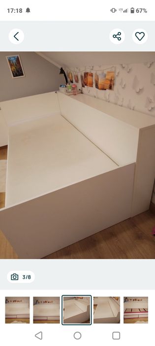 Rama łóżka  bez materaca