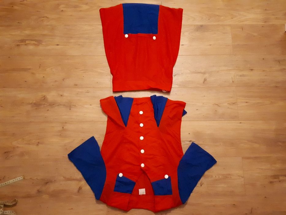 Strój sprzątaczka kostium uniform mundurek przebranie stewardessa M L