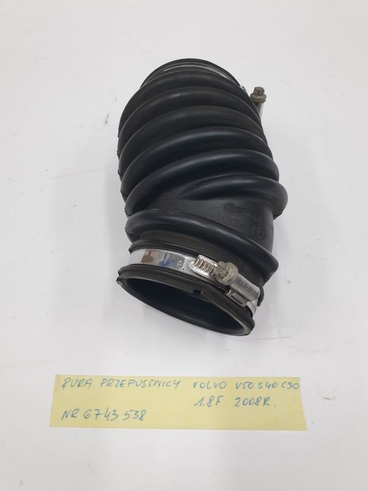 Rura przepustnicy Volvo V50 S40 C30 1.8F 2008 r  nr 6743.538