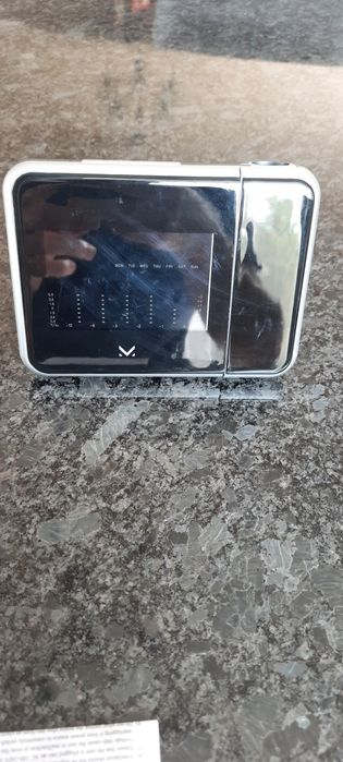 Zegar budzik ze stacją pogody