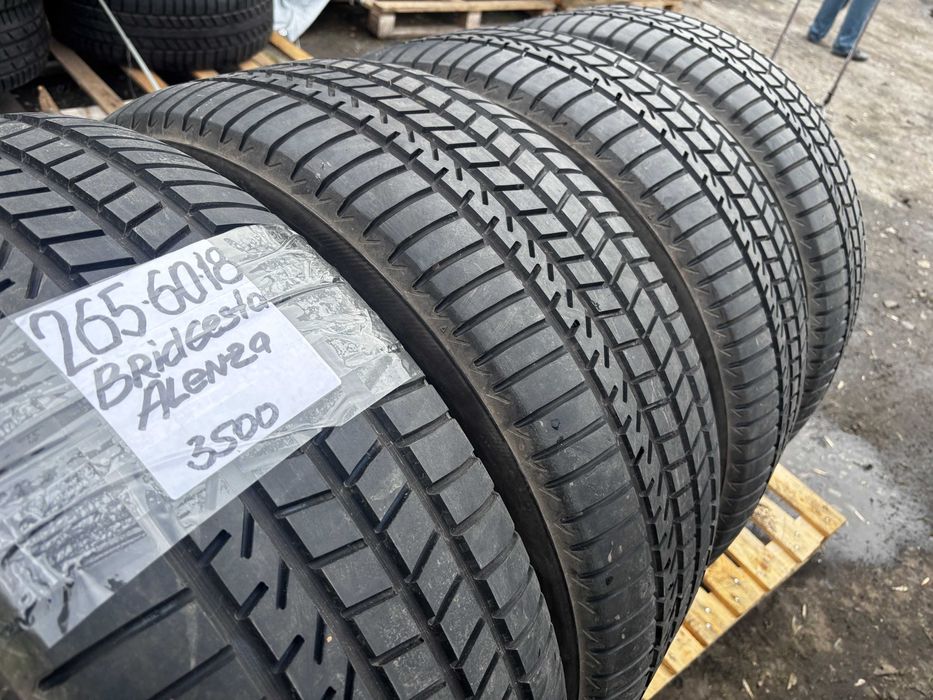 265-60-R18 BRIDGESTONE ALENZA = 4 штуки летней резины GERMANY 2023