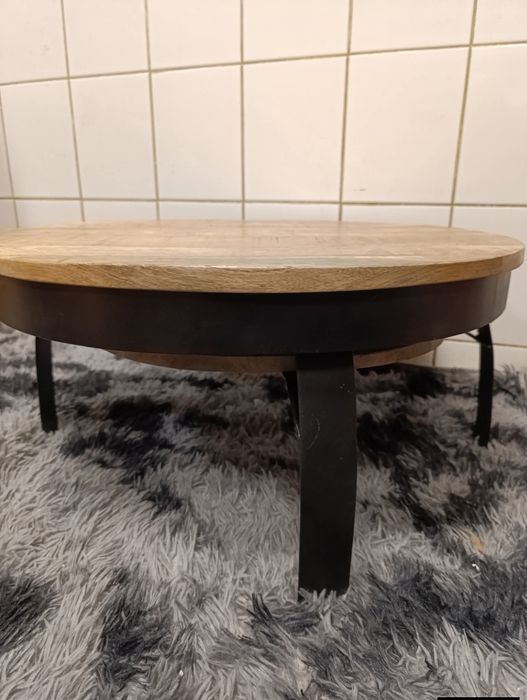 Stolik kawowy stolik boczny typu loft nowy
