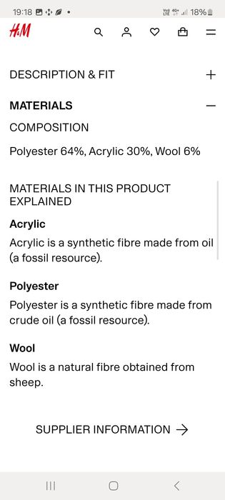 Свитер H&M новий