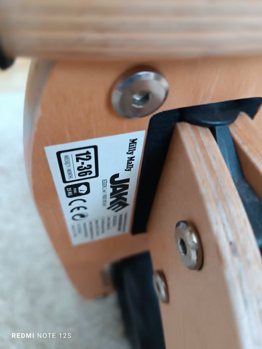 Rowerek biegowy drewniany