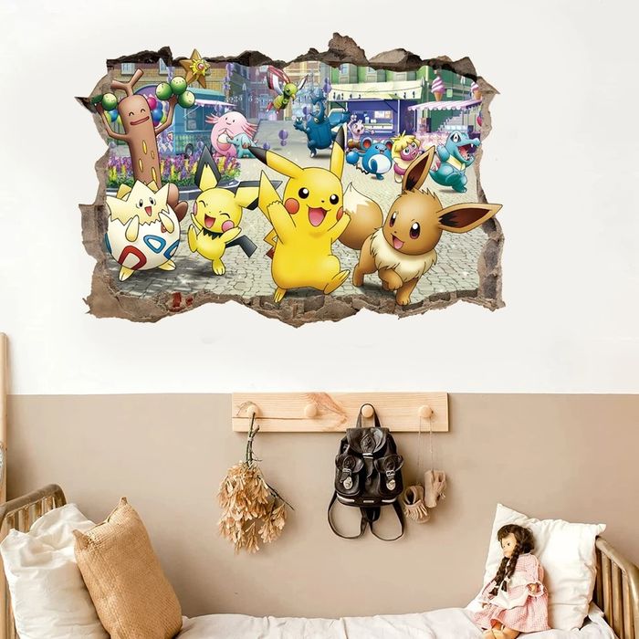 Autocolante parede Pokemon