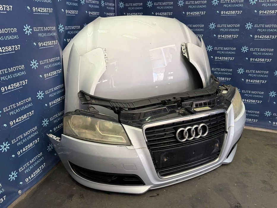 Frente completa usada AUDI A3 8P FASE 3 capot parachoques oticas guarda lamas radiador