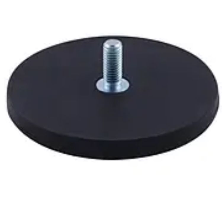 Магніт D88 для реб неодим в гумовій оболонці з болтом М8х15 < 22кг