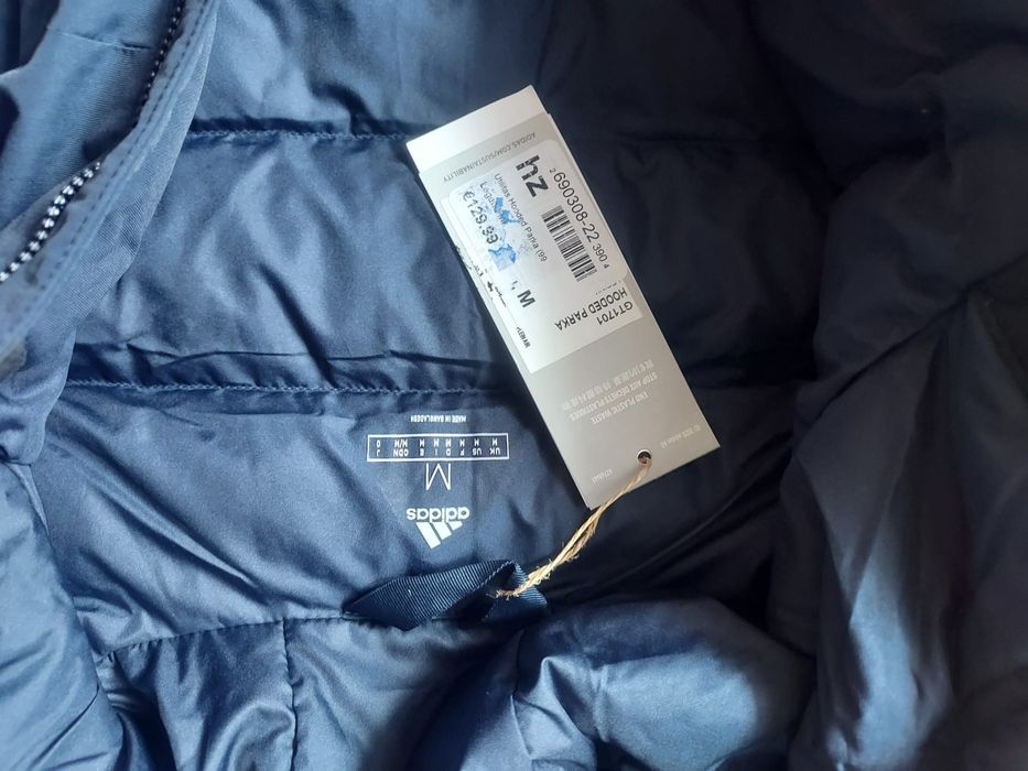 Nowa męska zimowa kurtka Adidas M