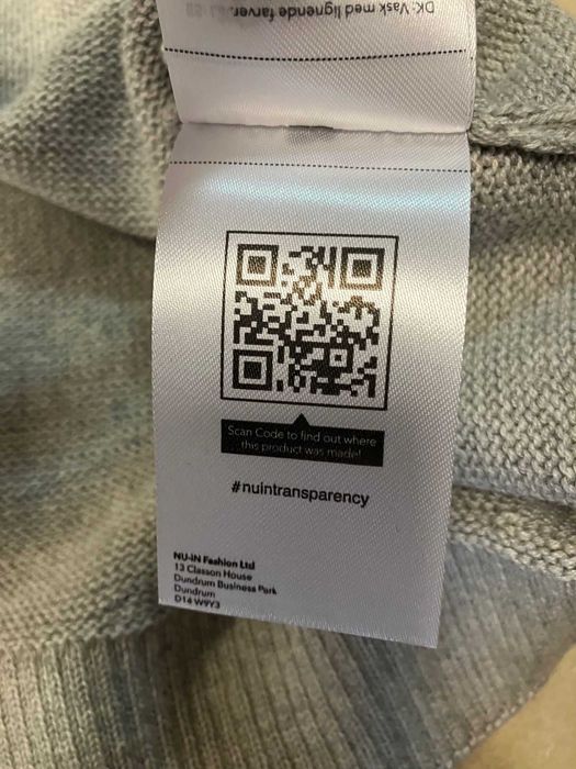 Szary sweter nu-in roz.XS