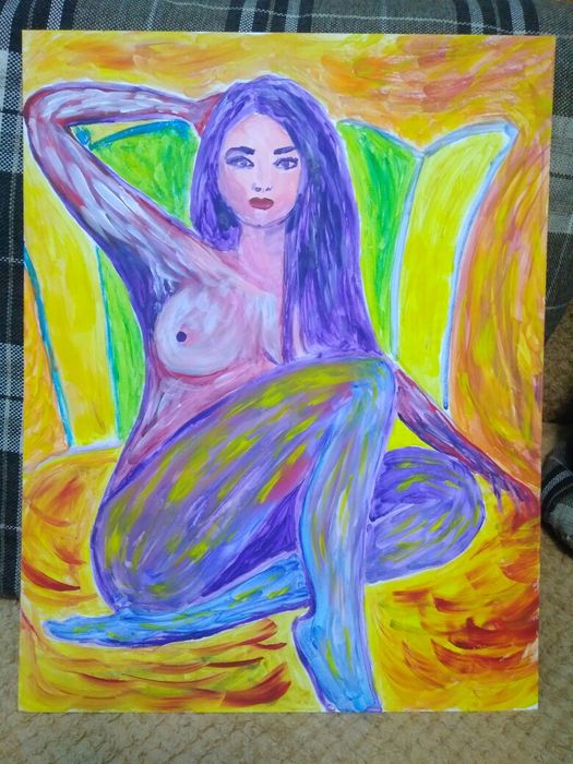 Картина 35×45, гуаш