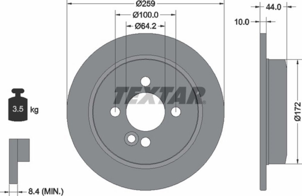 Vendo discos de travão pro da TEXTAR NOVOS