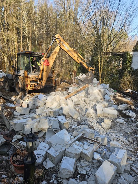 Uslugi koparko ładowarką