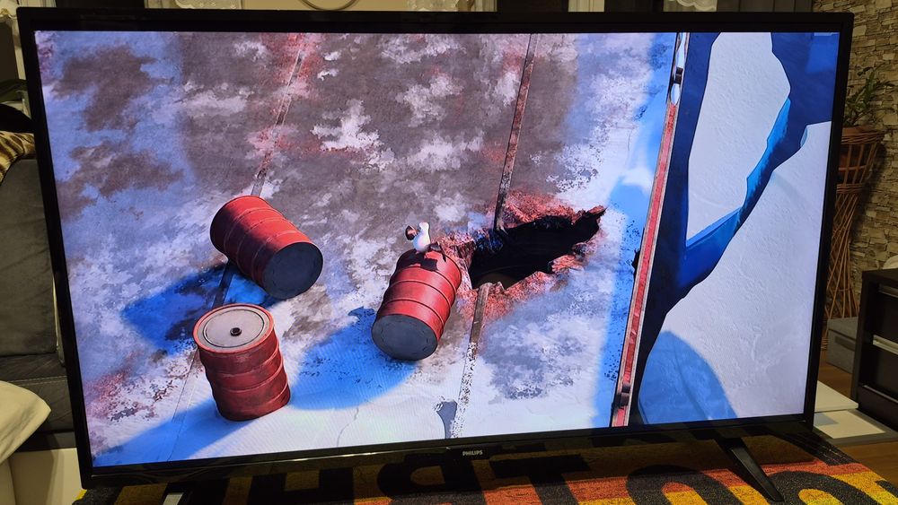 Telewizor Philips 43 FullHD, DVB-T2 HEVC  + oryginalny pilot  - opis !