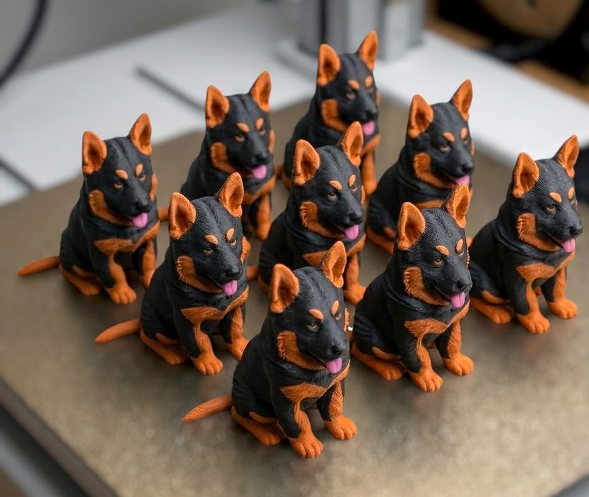Breloczek Owczarek Niemiecki - Druk 3D - Super Prezent!