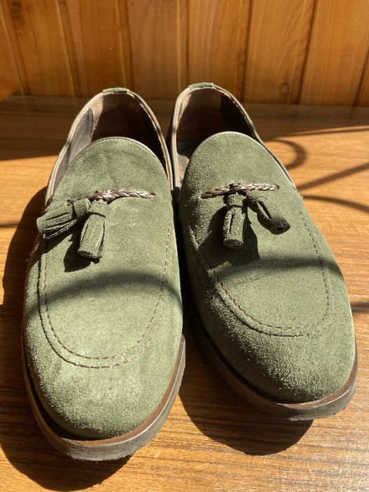 Чоловічі замшеві лофери