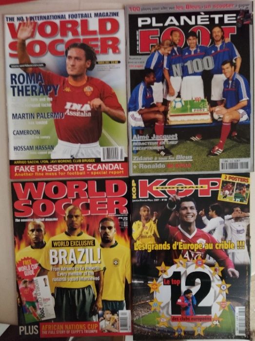Revistas internacionais de futebol