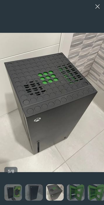 Geladeira frigorifico xbox serie x 10L vendo ou troco algo meu interesse