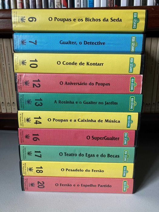 [VHS] Rua Sésamo (números e títulos na descrição)