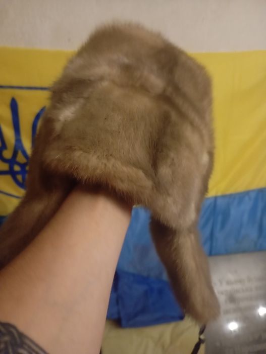 Класная Норковая шапка