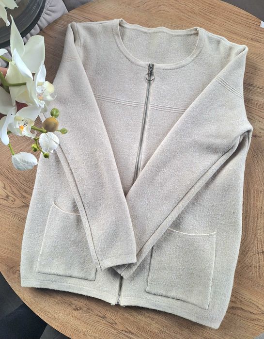 Sweter sweterek kardigan Bluza bolerko na zamek rozm.L