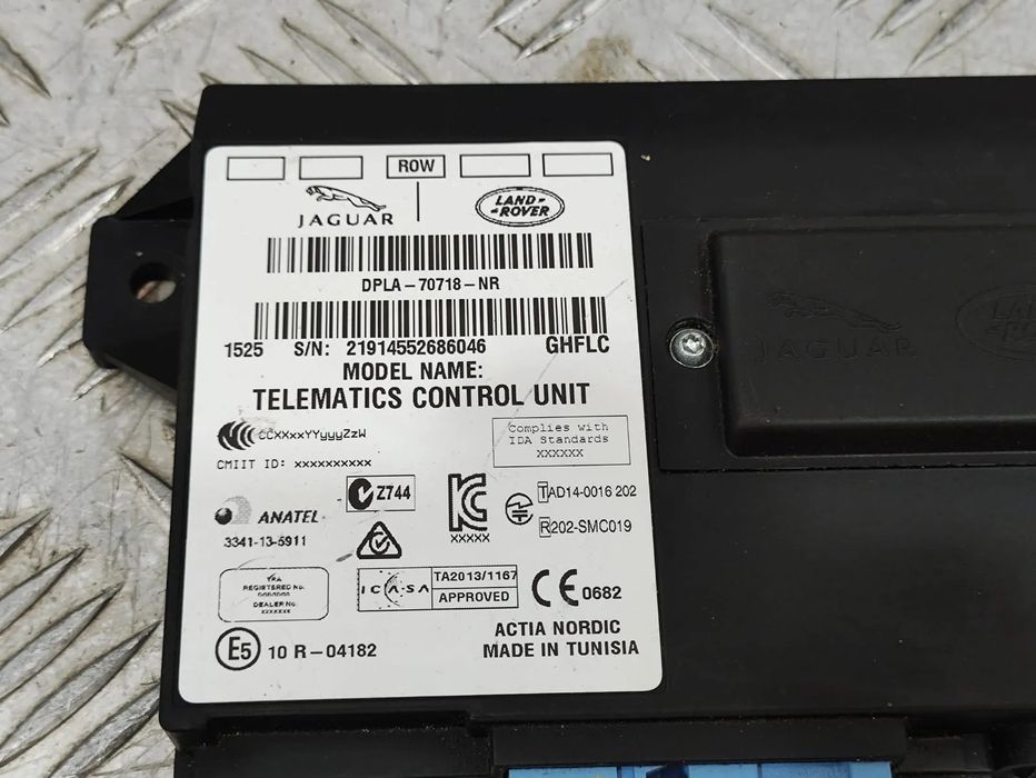 Centralina Modulo Controlo Sistema Comunicação GPS Original Jaguar XE