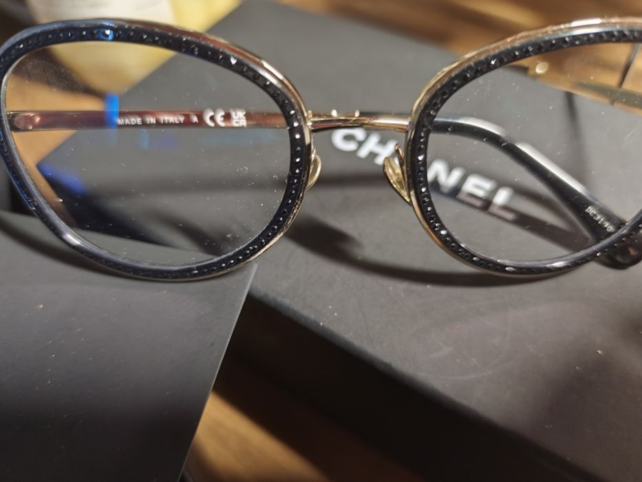 Okulary Chanel zerówki