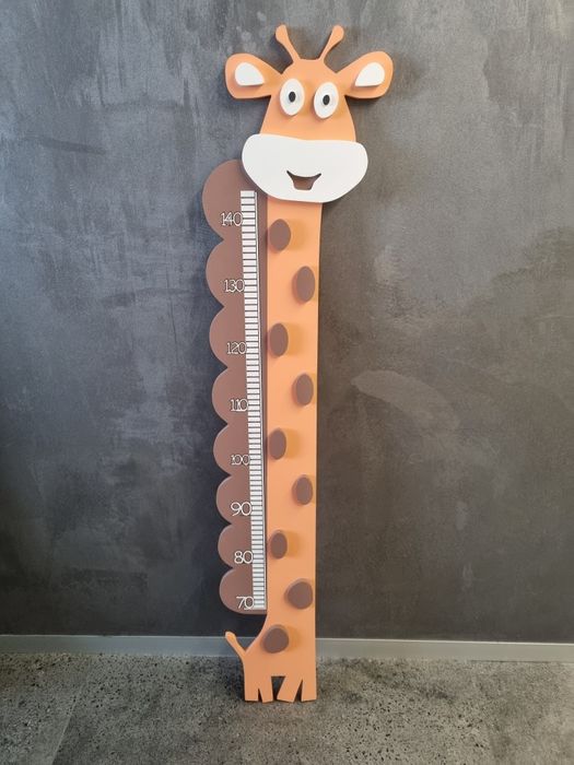 Ростомер детский Жираф KiddyRoom Оранжевый