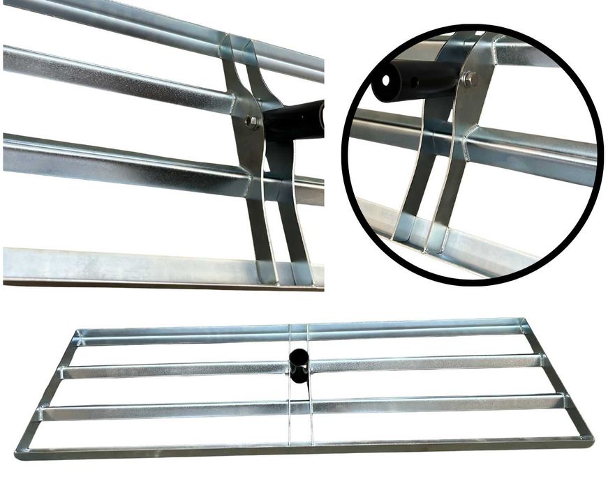 Równiarka do trawnika 90 cm OCYNK Ręczny niwelator terenu i ziemi