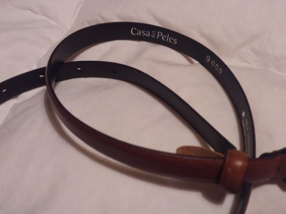 Cinto de pele Casa das Peles