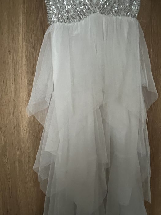 Zmyslowa elegancka cekiny sukienka
