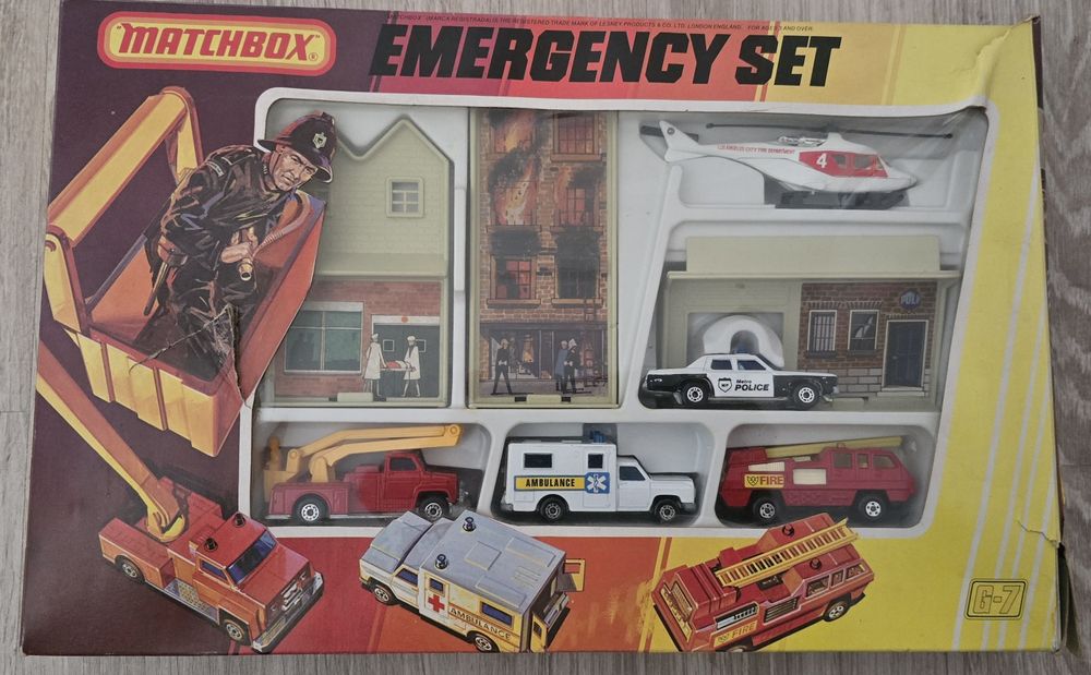 Matchbox Emergency Set G-7 1979