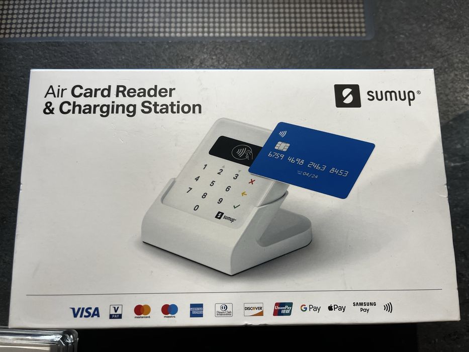 Terminal płatniczy SUMUP Air card reader + stacja ladujaca