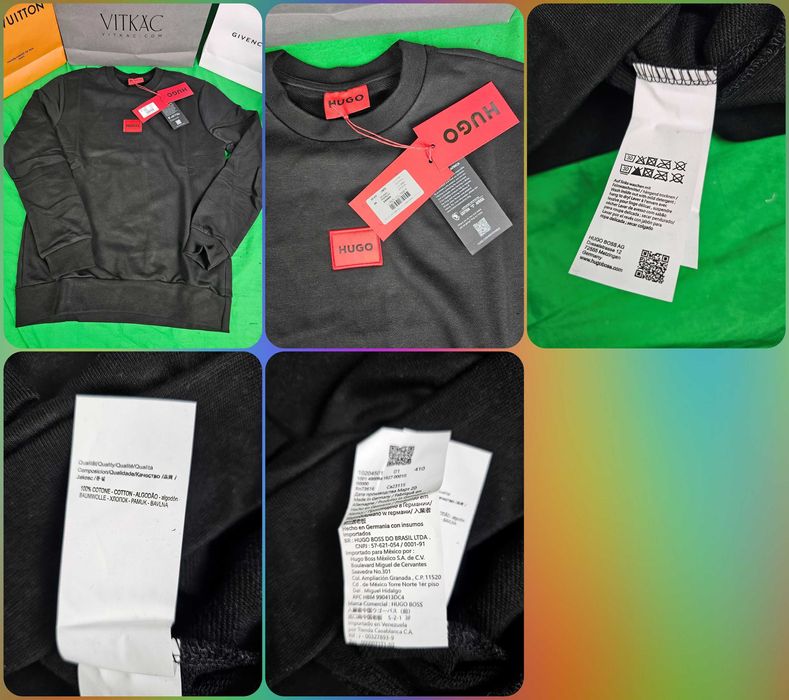 Bluza męska hugo boss bluzy męskie okrągłe lacoste