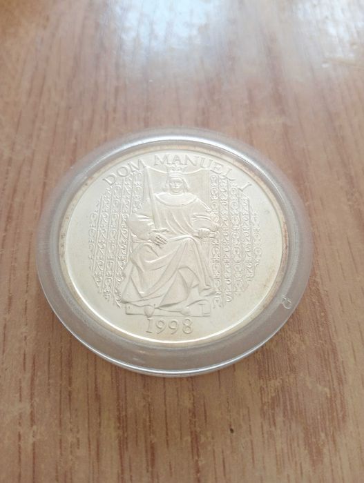 Moeda de Prata 1000 Escudos 1998 – D. Manuel I (Comemorativa)