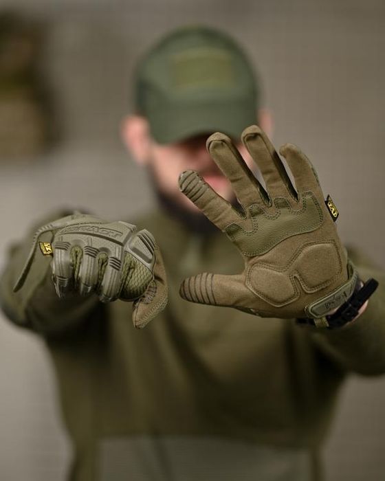 Тактичні рукавички Mechanix M-Pact + ремінь 5.11 Multicam Tactical Belt ЗСУ