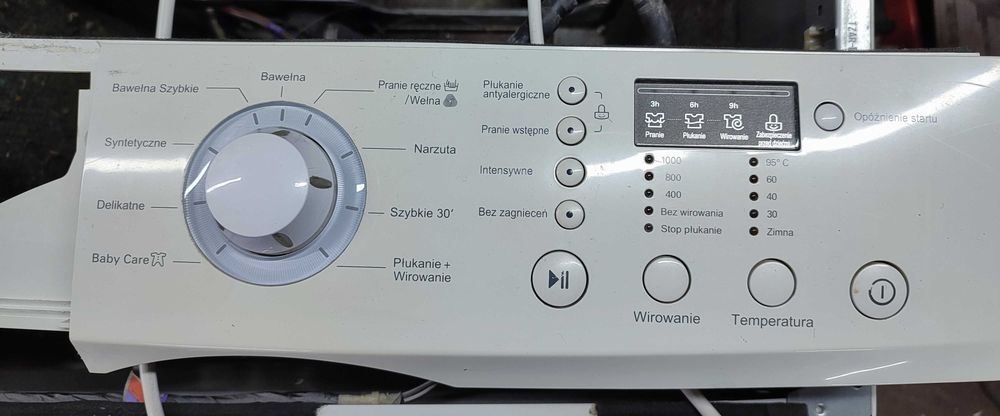 Pralka LG F1068LD elektronika sterująca.
