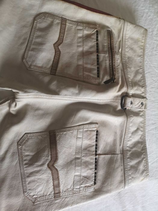 Spodnie Diesel ze skory meskie