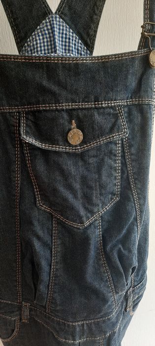 Джинсовый комбинезон для беременных демисезонный 42 44 S