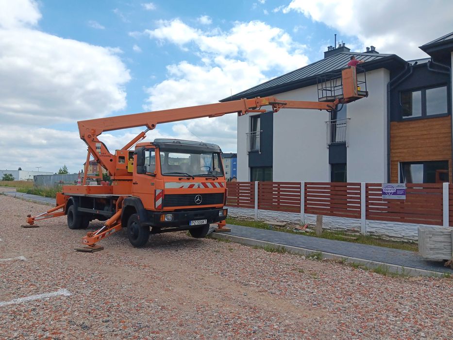 Usługi Podnośnikiem Koszowym Wynajem Zwyżka Podnośnik Wycinka Drzew
