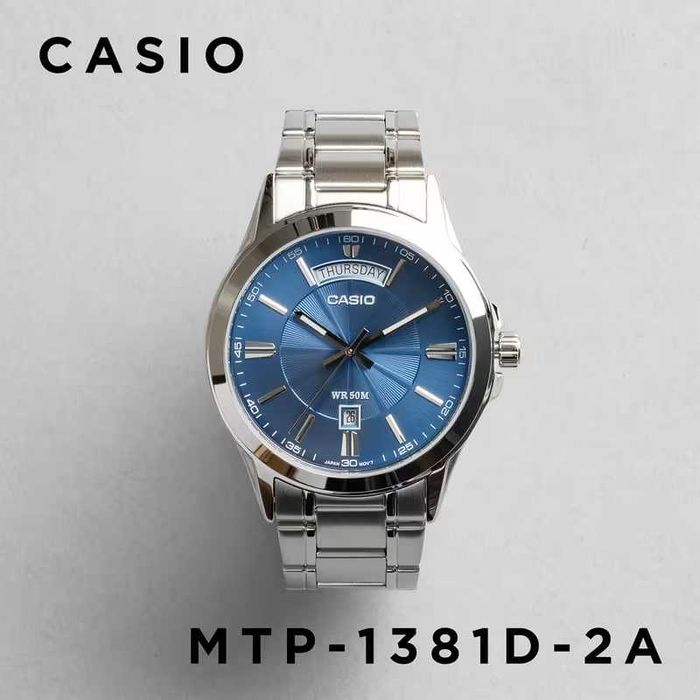 Оригінальний  годинник чоловічий Casio MTP-1381D-2A ОРИГІНАЛ
