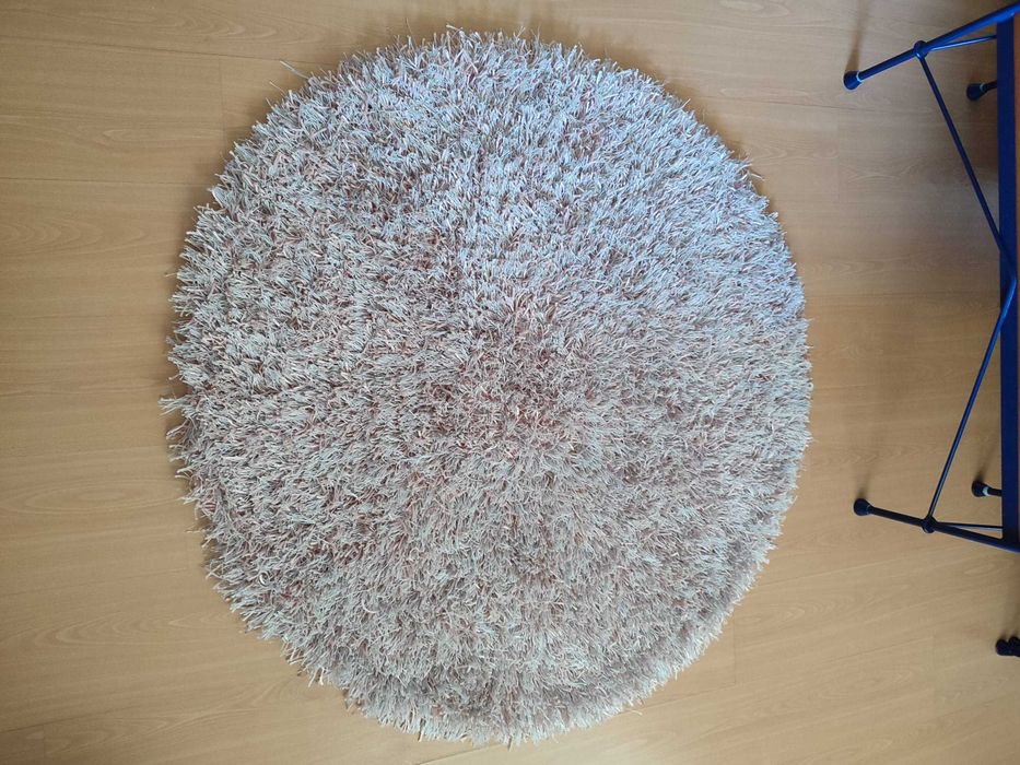 Conjunto de 3 tapetes cor de rosa claro