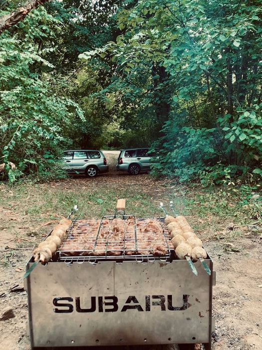 Мангал "SUBARU" "HONDA" MITSUBISHI" 44×36×22