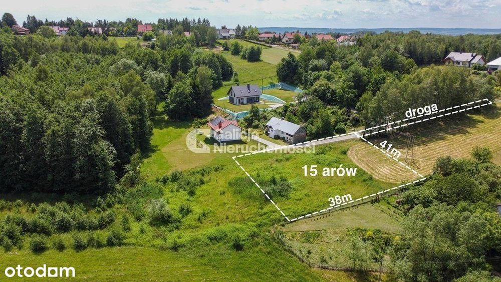 15 arów działki z Wz na Przybyszówce