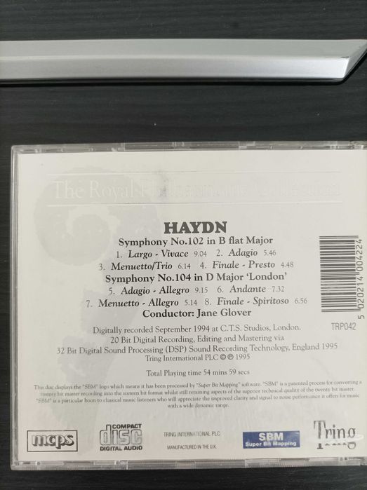 CD "Haydn - Symphony No.102 & Symphony No.104"