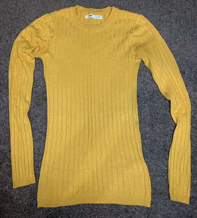 Жовтий/гірчичний жіночий джемпер