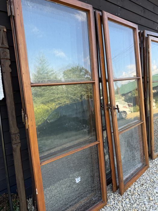 Okno zabytkowe drewniane