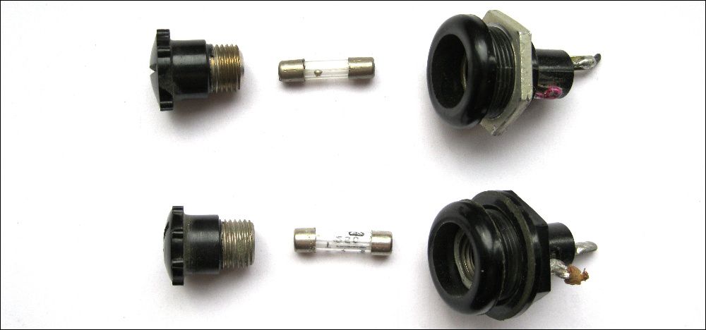 Держатели предохранителей