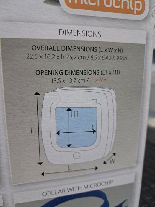 Przejście drzwiczki dla kota Ferplast Swing Microchip