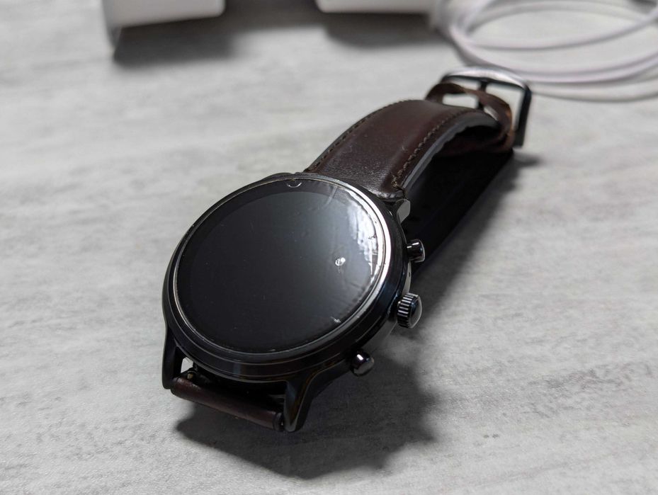 Смарт-годинник Fossil Gen 5 Carlyle HR (Brown Leather 22mm)