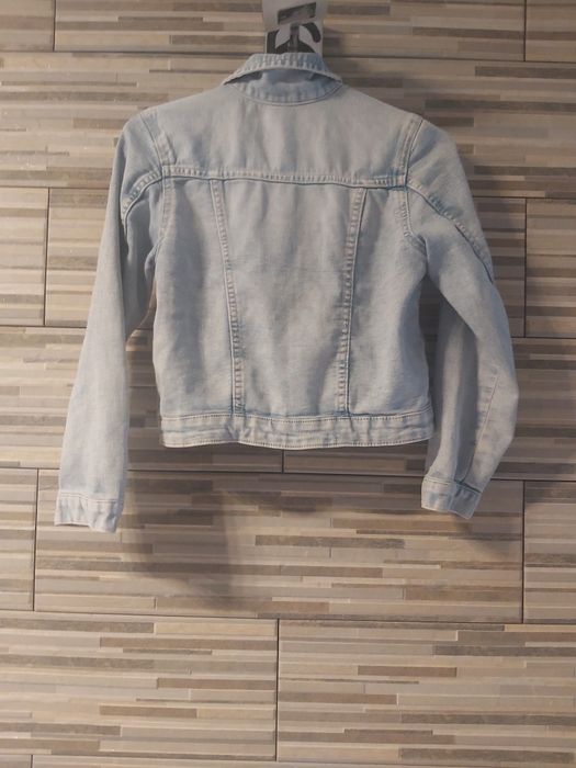 Kurtka  jinsowa bawełniana wiosenna letnia denim .co122  128